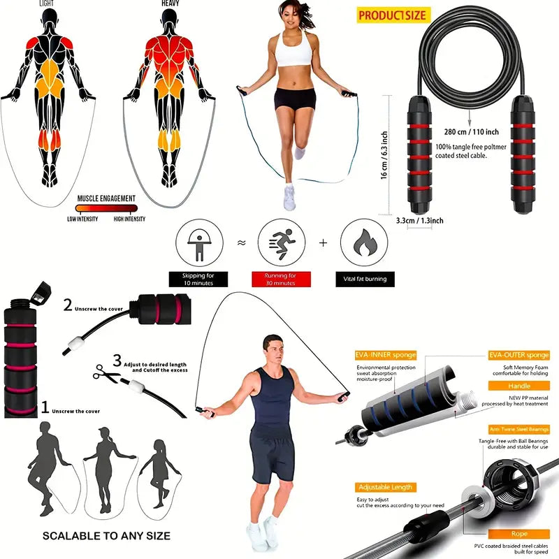 17pcs Fitness Resistance Bands Set – Medium Tension