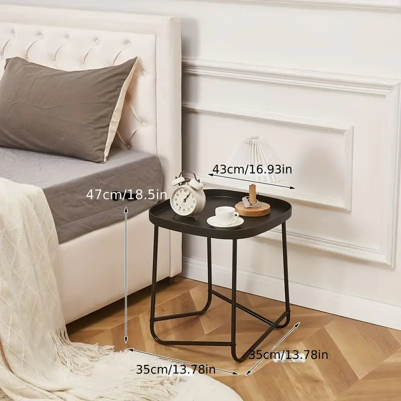 Experience the perfect marriage of style and utility with this modern side table