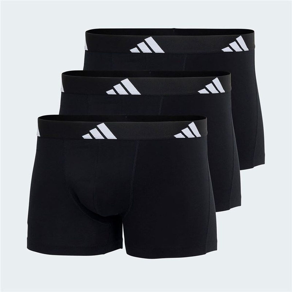 Men's Boxer Shorts Adidas Active Flex Black 3 Pieces-4