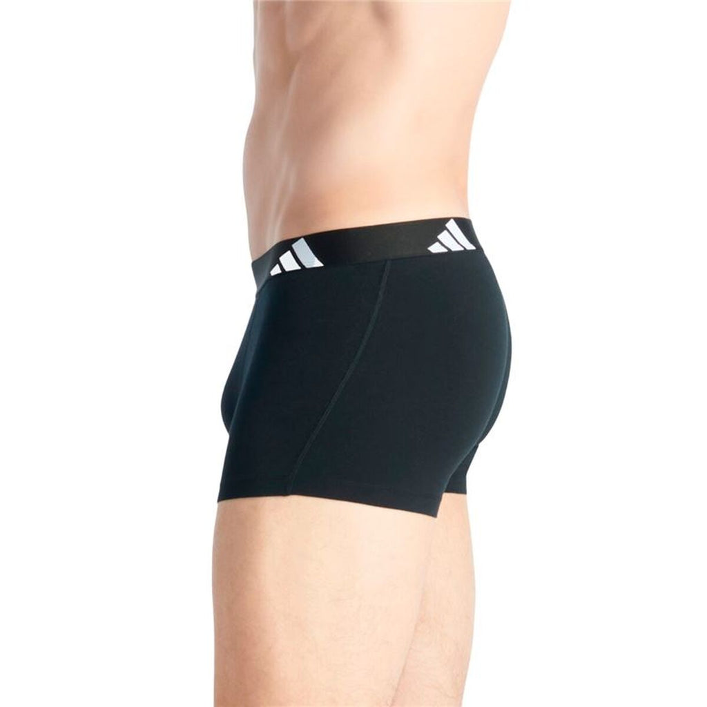 Men's Boxer Shorts Adidas Active Flex Black 3 Pieces-1