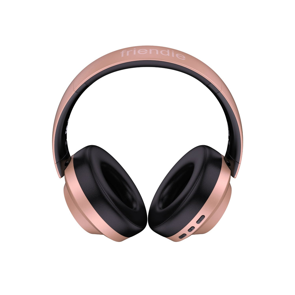 AIR PRO 5 ANC Rose Gold (Active Noise Cancelling Over Ear Wireless Headphones)